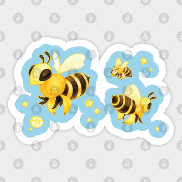 Bee-lieve Sticker by dreaming_hazel